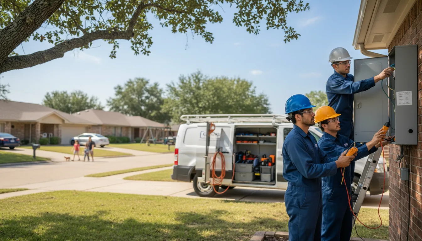 Certified electrician providing emergency electrical services in Smilax, KY
